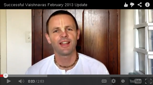 Personal Message from Krsnendu dasa - February Update