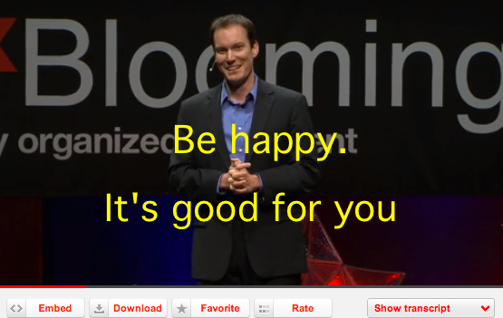 Happiness is a symptom of the mode of goodness... or is it a cause?